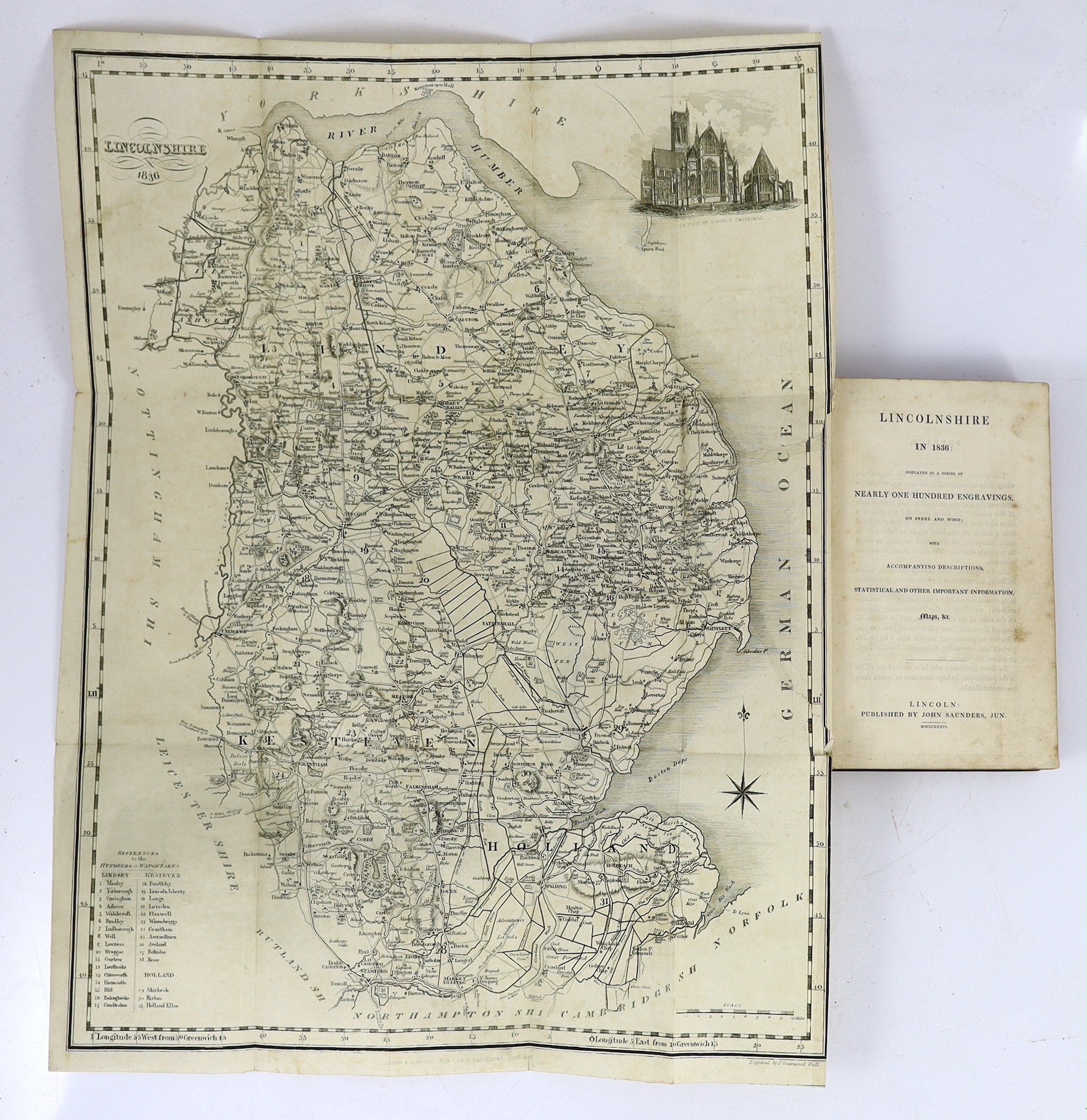 LINCS: Stark, Adam - The History and Antiquities of Gainsburgh ... together with a ... descriptive account of Stow ... in illustration of its claim to be considered as the Roman Sidnacester. folded map, folded pedigree a